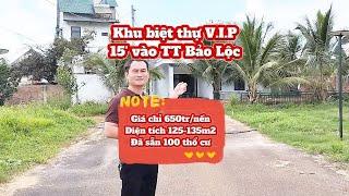 Đất nền Bảo Lộc_135m2 sẵn 100Tc, giá chỉ 650 củ_Triển Thành An,0908078335