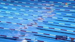 Men’s 200m Backstroke final U.S. 2021 Olympic Trials