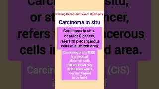 Carcinoma in situ//CIS//Stage 0 Cancer