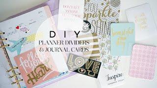 DIY Cute Planner Dividers & Journal Cards | Charmaine Dulak