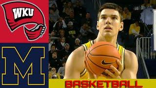 WESTERN KENTUCKY vs MICHIGAN Basketball Game Full Highlights 2024