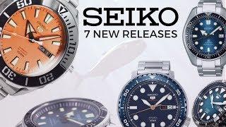 Seiko Bottle Cap, Blue Hole and Monster-esque Watches - 7 New Seiko Releases for 2018