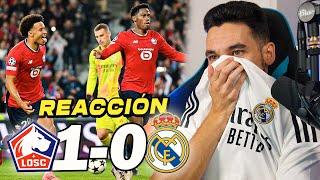 REACCIONES DE UN HINCHA al Lille vs Real Madrid 1-0 *VERGONZOSO*