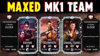 MK Mobile. MAXED MK1 Team INSANE Survivor Elder Tower Run! Was I Wrong?