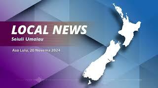 Local News 1 PM - New Zealand (20 NOV 2024)