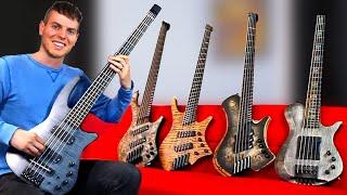 HEADLESS BASS BATTLE - Kiesel, Overload, Strandberg, Ibanez, NS Design