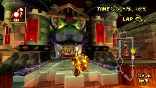 【MKW TAS】 Bowser's Castle (No Glitch) - 2:16.605 (WR Strategies)