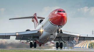 Oil Spill Response Boeing 727-2S2F(RE) Take off - London Southend Airport