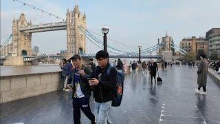 London City Tour 2025 | 4K HDR Virtual Walking Tour London Bridge, Oxford Street