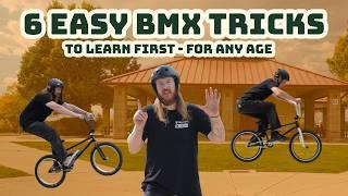 6 beginner bmx tricks | Easy To Learn At Any Age!