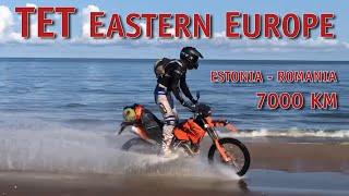 TET Trans European Trail Estonia to Romania Europe on KTM