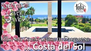 Spacious villa  NEW CONSTRUCTION  1419m2 plot SEA VIEWS Properties for sale in COSTA DEL SOL Malaga