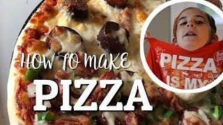 How to make PIZZA (with my Dad) Cooking 101| CANADA