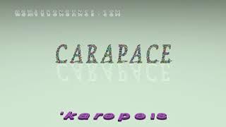 carapace - pronunciation in British English (three voices / accents)