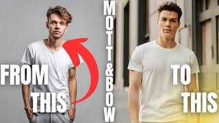 The Best Men’s Minimalist T-Shirt Line! Mott & Bow Driggs Tee