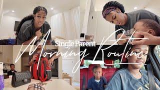 REAL AF SINGLE PARENT MORNING ROUTINE !