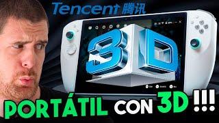 Así es la PRIMERA consola de Tencent con Pantalla 3D 