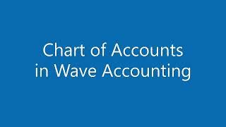 Setting Up Your Chart of Accounts in Wave