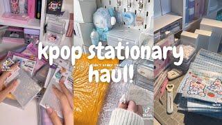  unboxing kpop stationary supplies! [asmr] (tiktok compilation) |minsbymon