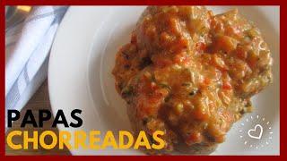 PAPAS CHORREADAS (Receta Colombiana)| Potatoes in sauce | Las mejor receta de papas chorreadas!