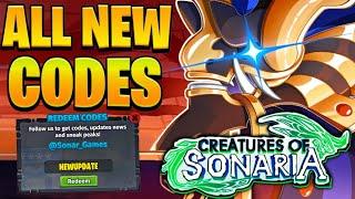 *NEW* ALL WORKING CODES FOR CREATURES OF SONARIA IN 2024! ROBLOX CREATURES OF SONARIA CODES