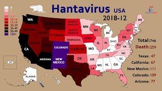 Map Timelapse of the Hantavirus in the USA (1993-2018)