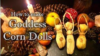 Corn Goddess Dolls  For your altar & Yule Tree, Pagan Crafting, Witchcraft