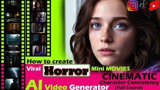 Creating Viral Horror Mini-Movies from Scratch by AI|AI video Generator MiniMax|Consistent Character