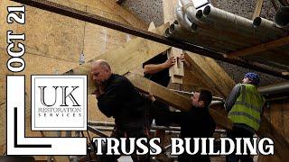 Making a Huge Oak Timber Truss