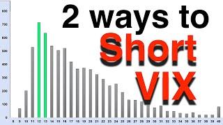 2 ways to Short the VIX  -  Short Volatility  -  Options Trading