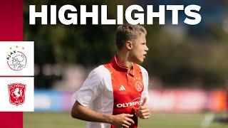 Backheel assist from Emre Ünüvar  | Highlights & reactions Ajax O19 - FC Twente/Heracles O19