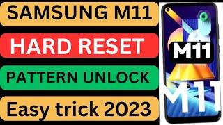 Samsung M11 hard reset || Pattern Unlock @Mobile Masala