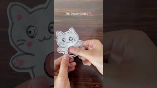 Fun paper craft | Diy paper toy #youtubepartner #trendingnow #toy #cat #viralvideos