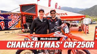 "Quite a Few Updates From Last Year." Bike Breakdown of Chance Hymas' Factory Honda CRF250R