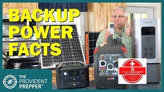 The Facts About Backup Emergency Power Systems #30DAYSOFPREPAREDNESS2024