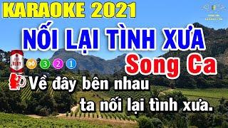 Nối Lại Tình Xưa Karaoke Song Ca | Nhạc Sống Trọng Hiếu