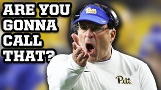 Roughing the passer calls have Pitt coach furious vs. Clemson, a breakdown