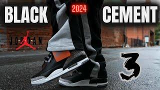 DID YOU GET EM BACK & LOOKING GOOD AS EVER! 2024 JORDAN 3 BLACK CEMENT DETAILED REVIEW & ON FEET!!