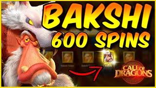 Bakshi Lucky Wheel [ x600 Bakshi Spins! ] - Call of Dragons