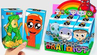 Paper DIYUnboxing Incredible TUNG TUNG TUNG SAHUR Blind Bag, Brainrot Surprise Box |Tana Cubes DIY