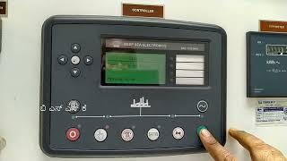 To start Perkins DG ( Diesel Generator )  in Manual mode