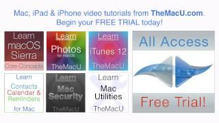 TheMacU: Video Tutorials for Mac, iPad & iPhone