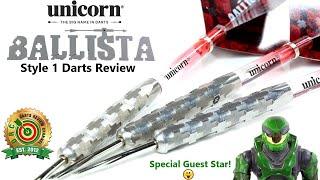 Unicorn BALLISTA Darts Review Style 1 25g Unique Grip Darts