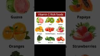 #vitaminc #vitaminrich #fruits #vegetables