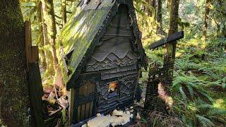 (The Finale) Convicted Felon Daniel Woods' ABANDONED Gingerbread Cabin Hideout