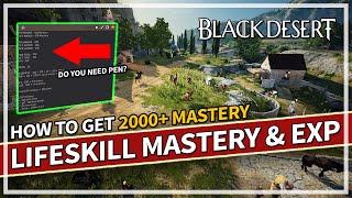 Is 2000 Lifeskill Mastery Hard To Get Without PEN? | Black Desert