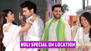 Holi Special Shoot Of Suman Indori, Parineetii & Megha Barsenge On Location |