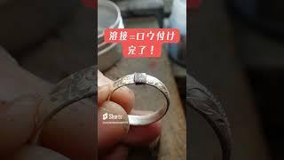 意外と知らない指輪のサイズ直し（アップ）の作業方法 #アクセサリー #ジュエリーリフォーム #サイズ直し #ハンドメイド #make #彫金