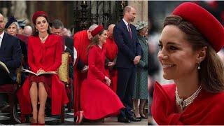 Catherine,Princess of Wales, made a triumphant return to Westminster Abbey London today