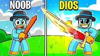 Mejorando de Espada NOOB a DIOS en Roblox!